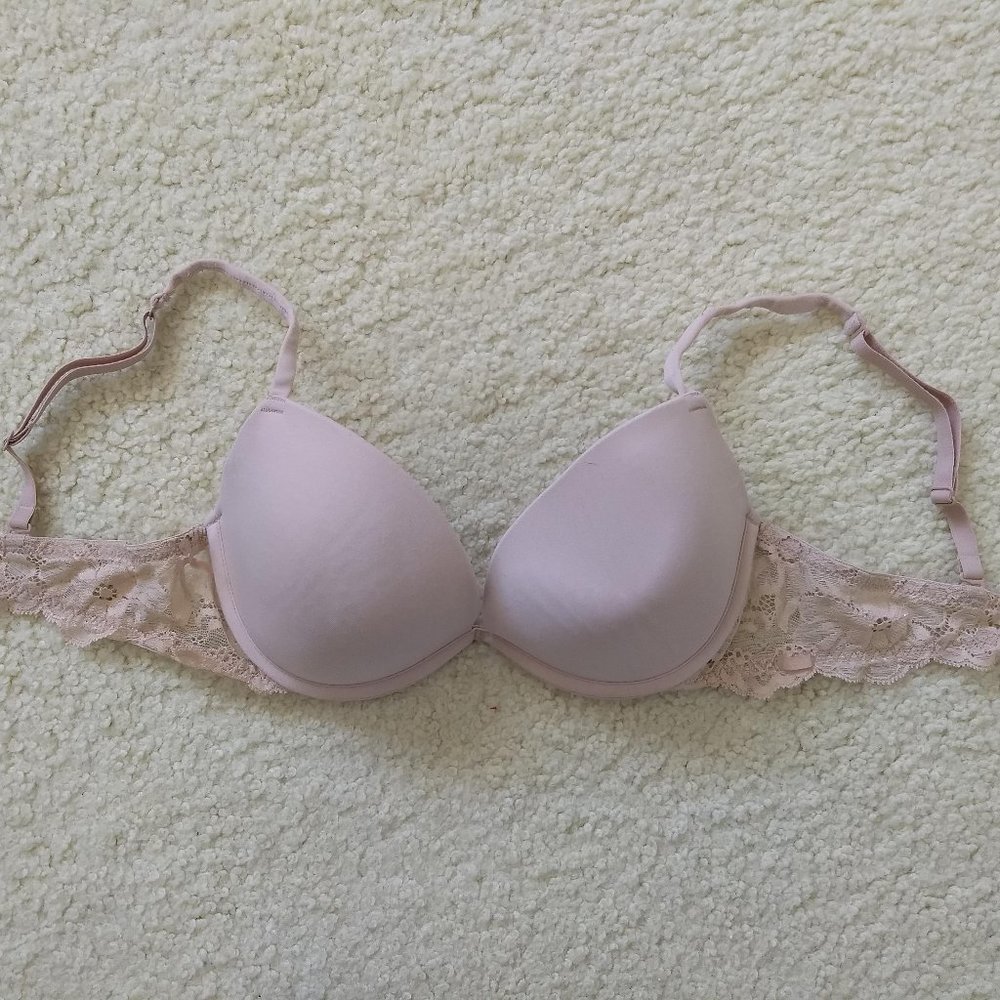 3/$25 vintage 90s La Senza tan tshirt bra EUC